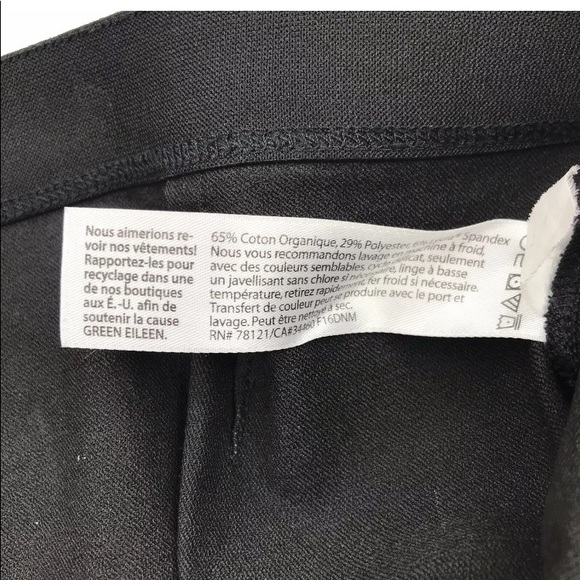 Eileen Fisher Black Denim Sheen Jeans Jeggings S - Picture 3 of 14